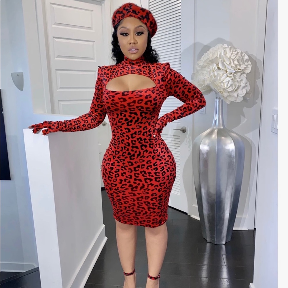 Shane Justin Leopard Dress: Monroe